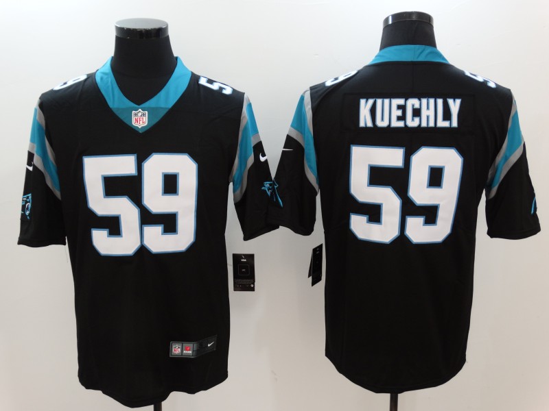 Men's Carolina Panthers Luke Kuechly #59 Black Jersey
